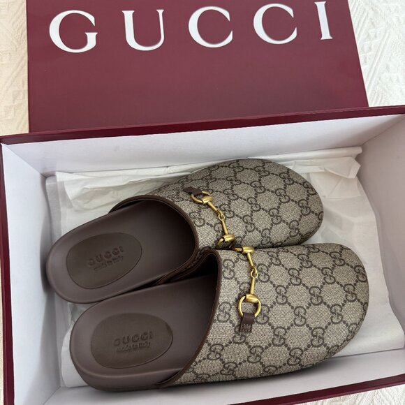 Gucci Brown Women's Slippers - Picture 1 of 7